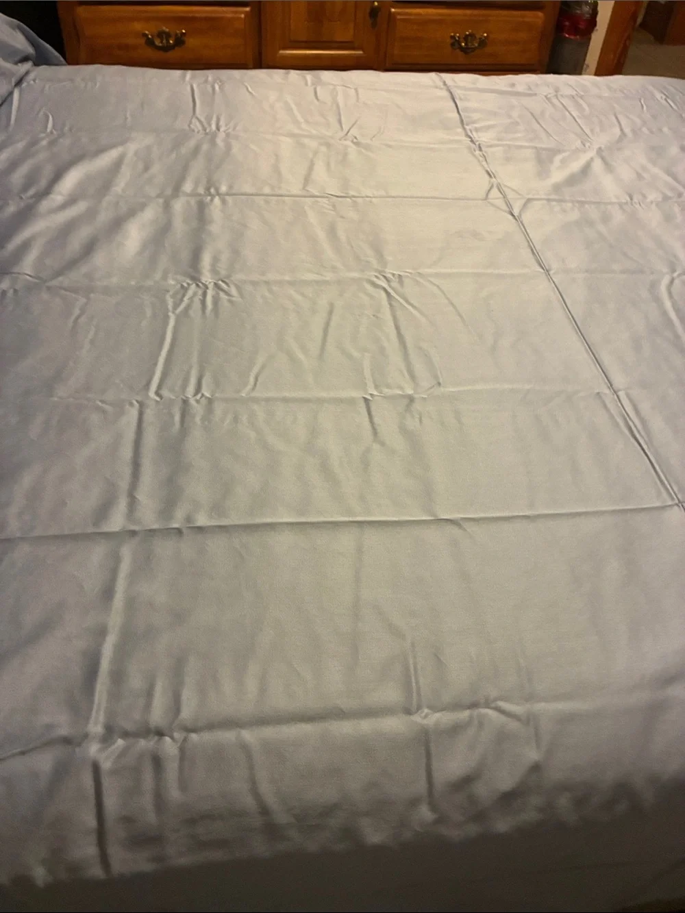 Light Blue Bed Sheet Set - Soft Cotton-Like Bedding